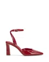 Vince Camuto Galees Ankle Strap Pump In Red