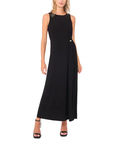 Vince Camuto Gathered Twist Maxi Dress In Black
