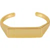 Vince Camuto Geometric Bar Cuff Bracelet In Gold