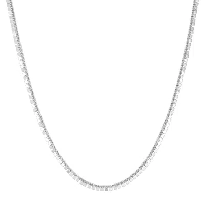Vince Camuto Geometric Chain Necklace In Metallic