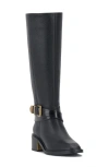 Vince Camuto Gini Knee High Boot In Black Leather