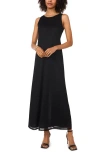 Vince Camuto Plus Size Keyhole Sleeveless Maxi Dress In Rich Black