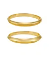 Vince Camuto Gold Tone Bangle Bracelet Set