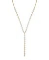 Vince Camuto Gold Tone Cascading Cubic Zirconia Y-drop Necklace