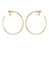 Vince Camuto Large Open Hoop Earrings In Gold-tone