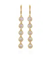 Vince Camuto Gold-tone Cubic Zirconia Drop Earrings