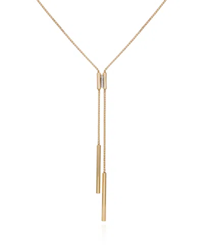 Vince Camuto Gold-tone Long Y-necklace, 24"