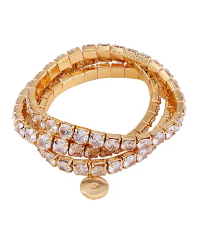 Vince Camuto Gold-tone Or Silver-tone Stretch Bracelet Trio Set