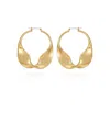 Vince Camuto Gold-tone Sculptural Twisted Hoop Earrings