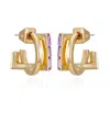 Vince Camuto Gold-tone Square Hoop Earrings In Gold
