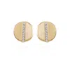 Vince Camuto Goldtone Crystal Stone Circle Clip On Earrings In Gold
