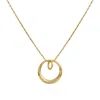 Vince Camuto Goldtone Crystal Stone Circle Pendant Necklace In Gold