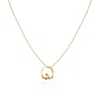 Vince Camuto Goldtone Herringbone Chain Long Necklace In Brown