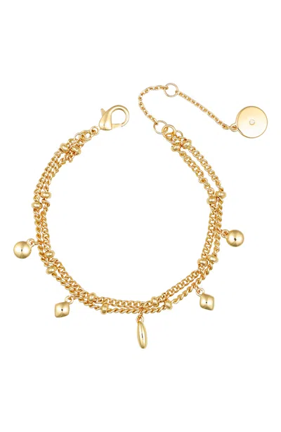 Vince Camuto Goldtone Multi Charm Bracelet
