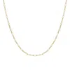 Vince Camuto Goldtone Paper Clip Chain Link Necklace In Gold