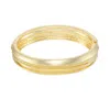 Vince Camuto Goldtone Textured Hinge Bracelet In Gold