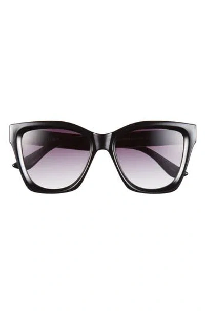 Vince Camuto Gradient Cat Eye Sunglasses In Black