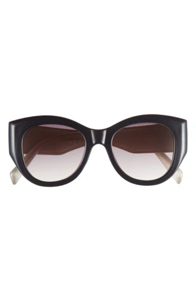 Vince Camuto Gradient Cat Eye Sunglasses In Black