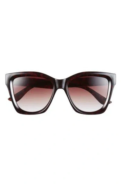 Vince Camuto Gradient Cat Eye Sunglasses In Brown