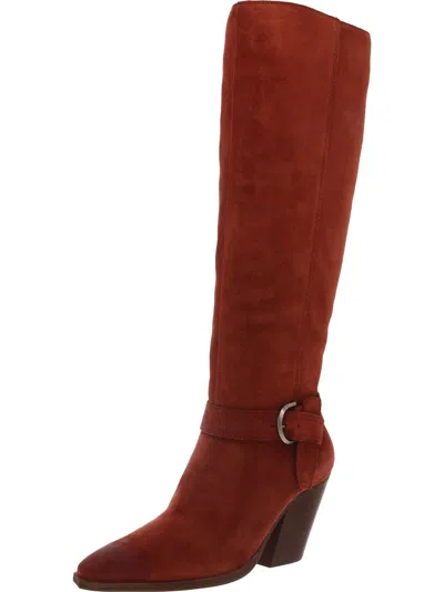 Vince Camuto Grathlyn Womens Suede Tall Knee-high Boots In Multi