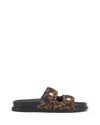 Vince Camuto Graysin Quilted Slide In Animal Print