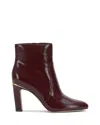 Vince Camuto Greer Almond Toe Bootie In Burgundy