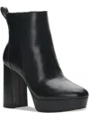 Vince Camuto Gripaula Boots Women's Us 9.5 Black Leather Ankle Bootie Zpo3447 In Blue
