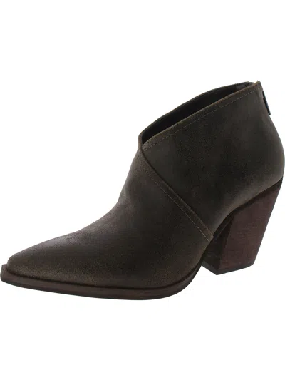 Vince Camuto Grishell Womens Zipper Heels Booties In Multi