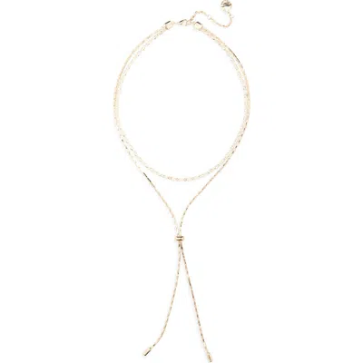 Vince Camuto Had A Chain Layer Y-drop Necklace In Gold