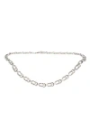 Vince Camuto Half Horsebit Twist Link Chain Belt In Metallic