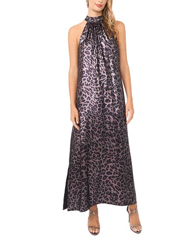 VINCE CAMUTO HALTER HIGH NECK MAXI DRESS