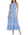 Vince Camuto High Neck Sleeveless Dress