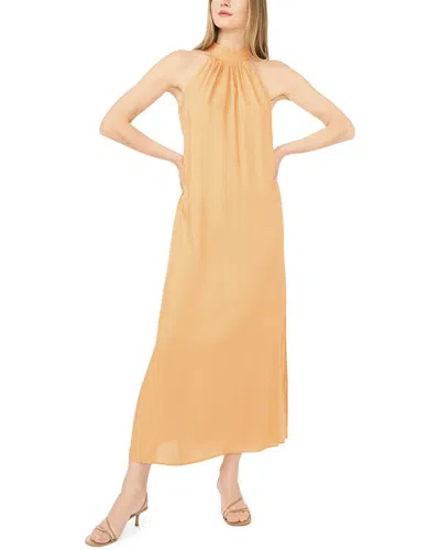 Vince Camuto Halter Tie Back Maxi In Orange
