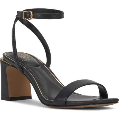 Vince Camuto Hamda Ankle Strap Sandal In Black