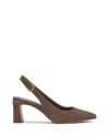 Vince Camuto Hamden Buckle Slingback In Gray