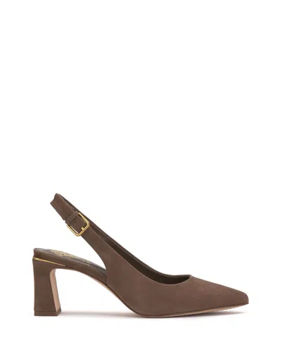 Vince Camuto Hamden Buckle Slingback In Gray