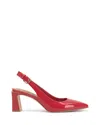 Vince Camuto Hamden Buckle Slingback In Red