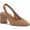 Vince Camuto Hamden Pointed Toe Slingback Pump In Brown