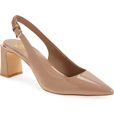 Vince Camuto Hamden Pointed Toe Slingback Pump In Chai Latte Sftpat