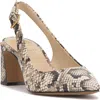 Vince Camuto Hamden Pointed Toe Slingback Pump In Multi