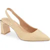 Vince Camuto Hamden Pointed Toe Slingback Pump In Sand
