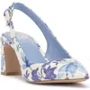 Vince Camuto Women's Hamden-b Slingback Pumps In Trellis Blue