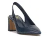 Vince Camuto Hamden Pointed Toe Slingback Pump In Blue