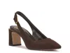 Vince Camuto Hamden Pointed Toe Slingback Pump In Brown