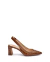 Vince Camuto Hamden Slingback Pointed Toe Pump In Brown