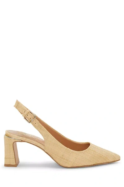 Vince Camuto Hamden Slingback Heels In White