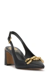 Vince Camuto Hamden Slingback Pointed Toe Pump In Black