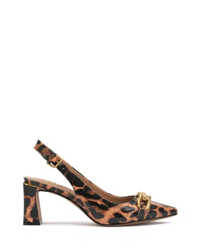 Vince Camuto Hamden Statement Slingback In Animal Print
