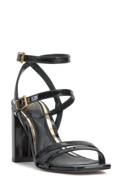 Vince Camuto Hania Ankle Strap Sandal In Black