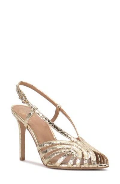 Vince Camuto Hannie Slingback Sandal In Gold